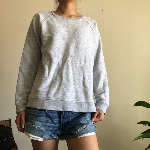 Everlane Tops - Everlane Heather Gray Sweatshirt, XS